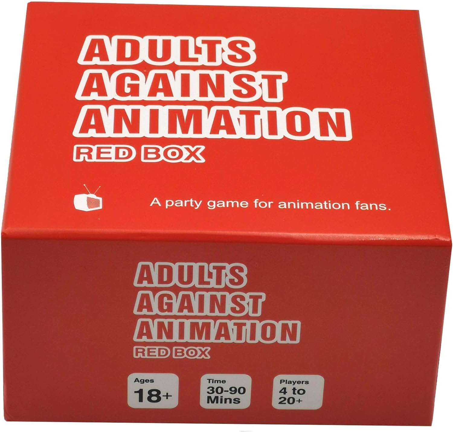 Adults Against Animation Red Box - Cards Game Against Animation Fans Adults Against Animation Red Box - Cards Game Against Animation Fans